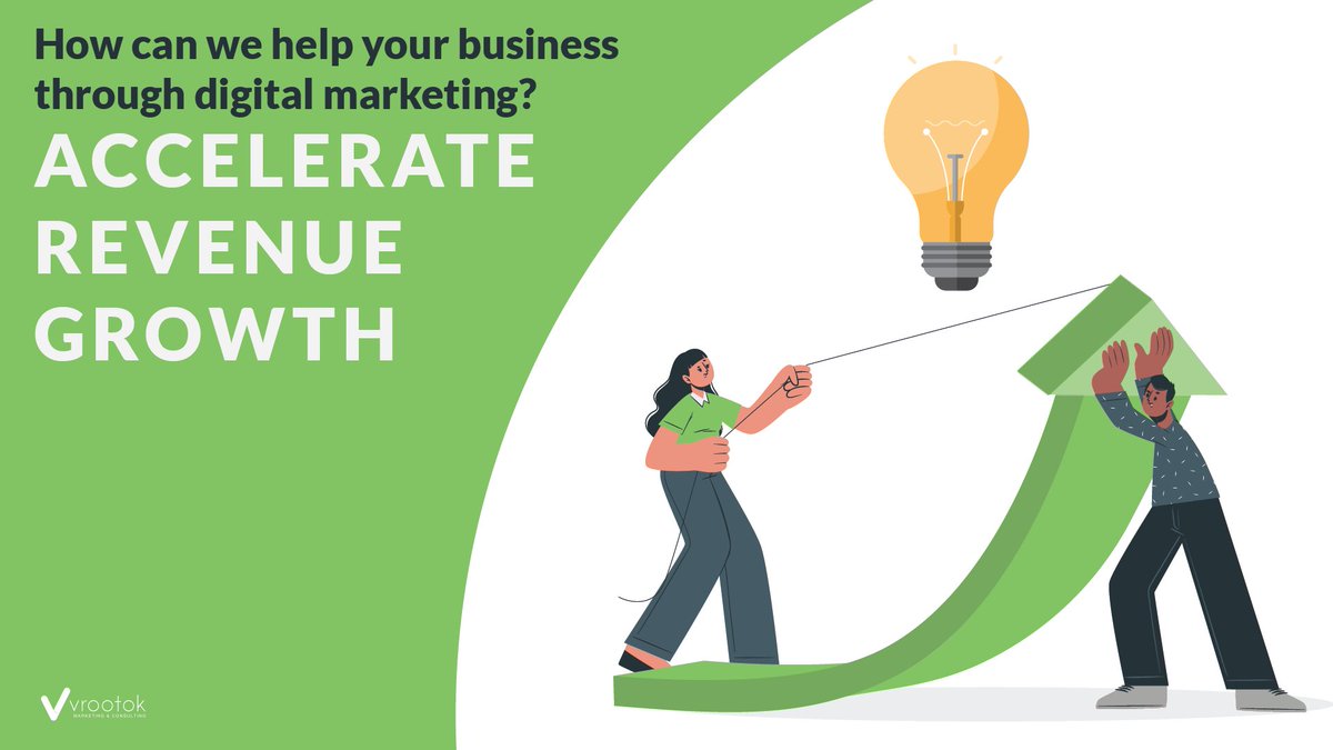 📈 Are you ready to take your business up a notch?
We're here to help!

🌱Get in touch today and find out what our team of experts can do to grow your business the right way!

#vrootok #digitalmarketing #revenuegrowth