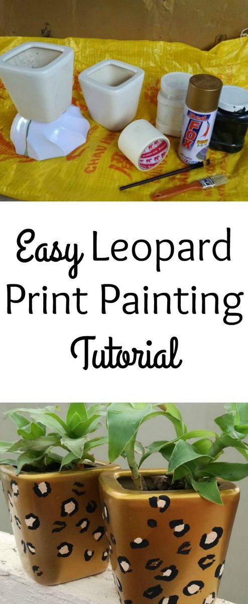 OurWabiSabiLife's tweet photo. Looking for something to do today? Check out this fun LEOPARD PRINT PAINTING TUTORIAL. Easy to do and looks super cute!
#painting #diyflowerpot #leopard
https://t.co/f4Vv9RkEbE https://t.co/acLV33fQG7