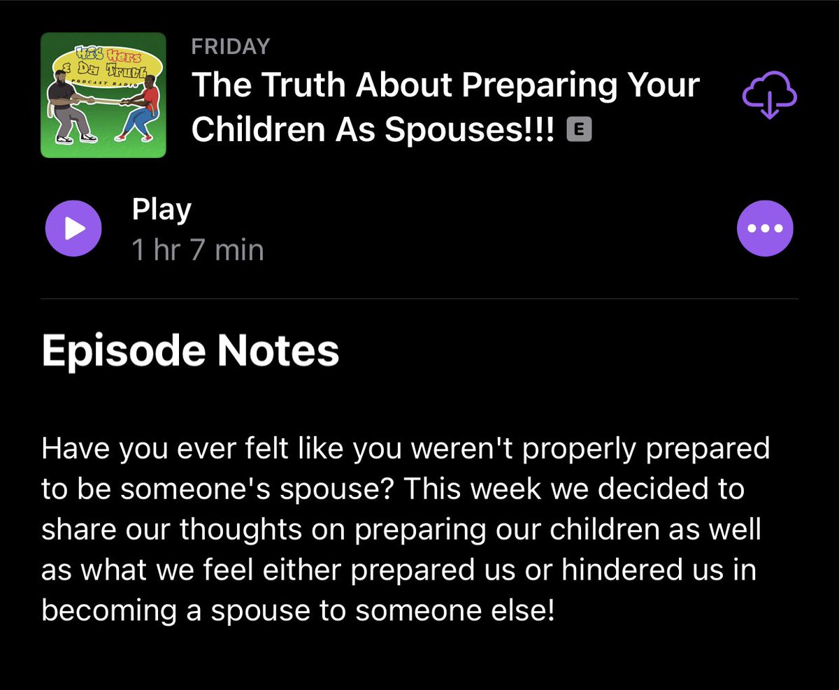 hishersdatruth's tweet photo. Did your parents teach you things about being a spouse/significant other? Will you teach your kids certain things to do? Take a listen to this new episode! #HHDT #BlackPodcast #marriage https://t.co/QOAN7uwvhv