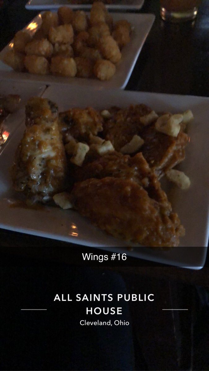 <a href="/CLEWingWeek/">Cleveland Wing Week</a> Lunch at All Saints Public House. Paprikash wings on point.
#clevelandwingweek
