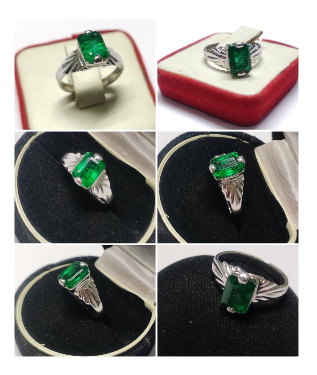Waqarkh64070026's tweet photo. Natural Emerald Silver Ring 💍
with certificate of naturalty
925 sertling silver ring
Dm me or comment me:)
#AAAquality #handmade #gemstonejewelry #crystalring #crystalshop #crystal #reikihealing #stirlingsilverring #emeraldjewelry #925silver #emerald #emeraldring #silverrings https://t.co/2MorwJpwGA