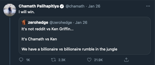 So Chamath has been making a lot of noise attacking Robinhood and implying there's a conspiracy because it sells retail transaction data (payment for order flow) to Ken Griffin's Citadel.He wants you use his platform sofi, but it turns out, they literally do the same thing? 1/n