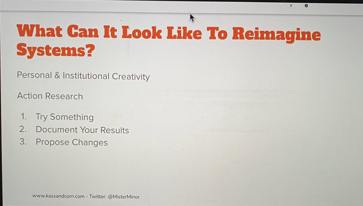 JBLayne2000's tweet photo. “KNOWING about issues is not the same as DOING the work!” Thank you for making us think about our work in this important way @MisterMinor! What a powerful way to start #K8LitCon https://t.co/ExavIZ7ytm