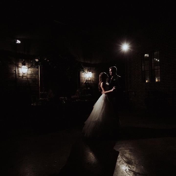 Beautiful last dance ⁦<a href="/lacourvenue/">La Cour Venue</a>⁩ Photo by ⁦<a href="/reighwalker/">Reigh Walker</a>⁩ #lacourvenue #mckinneyweddingvenue #dfwweddingvenue #courtyardwedding