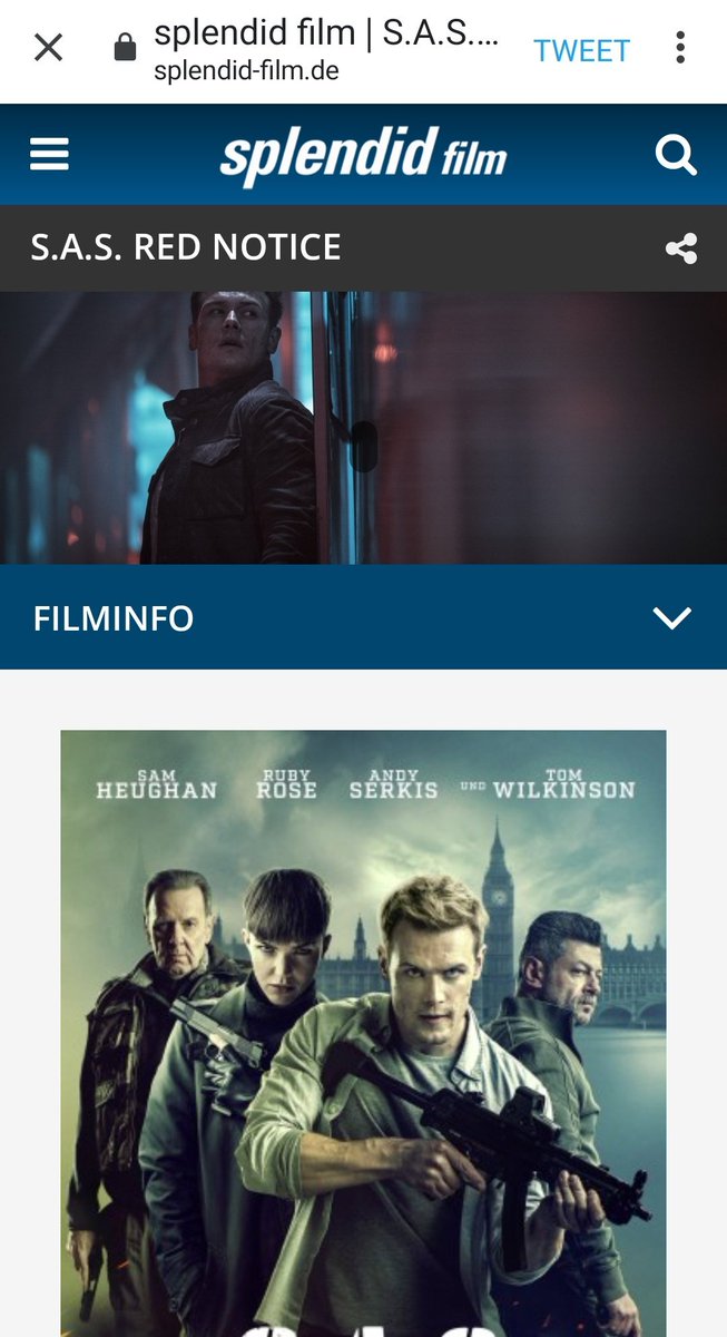 Elara38's tweet photo. Wednesday started with amazing new photos from Sam's upcoming @SASRedNotice and a new poster courtesy of the German site #SplendidFilm! Man, oh man, i am soo excited about this movie!!
#SamHeughan https://t.co/RGRnb5bcD0