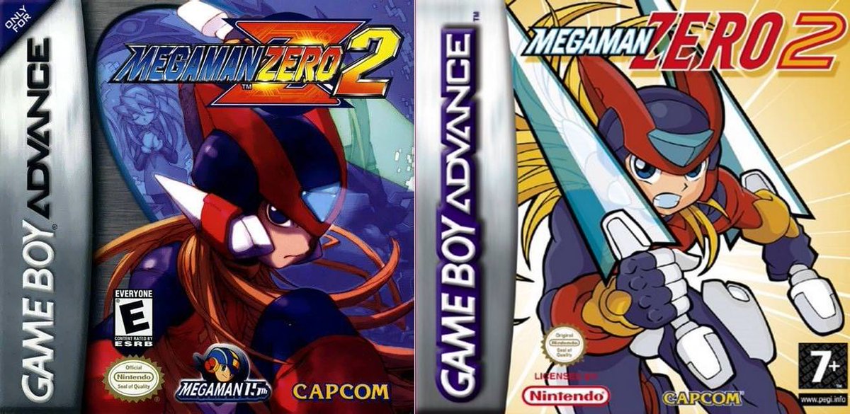 The Megaman Zero European boxarts are infamous for how... "below avera...