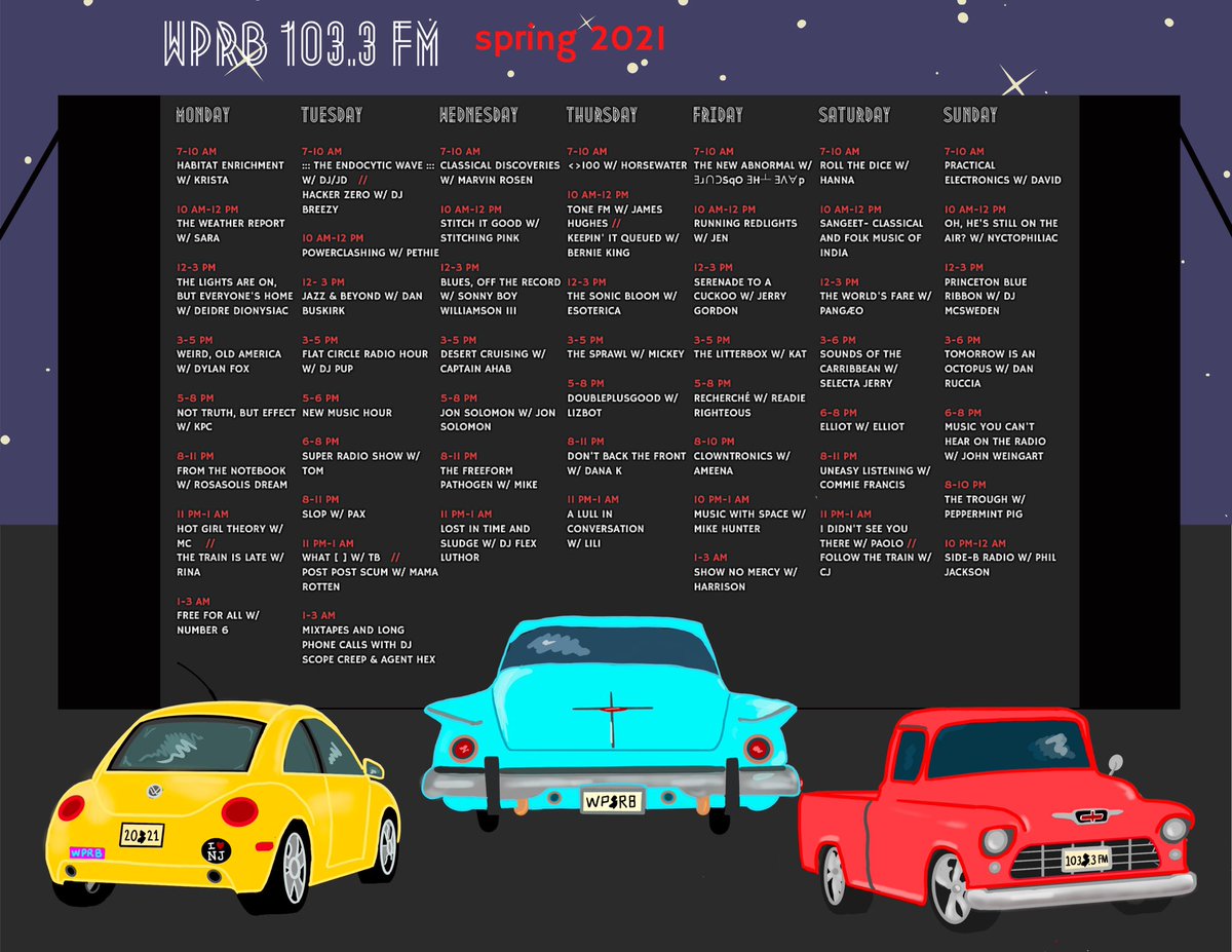 🤲We’re so excited to start a brand new season of PRB programming beginning tommorow Feb 1. Featuring a whole lotta fresh voices n ideas, along with great returning DJs, we hope you love the new programming as we get more DJs back to live and keep up with the whacky vibes.