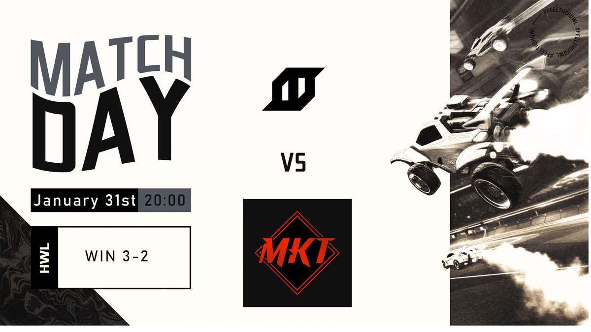 #RocketLeague | Termina el partido de nuestros chicos de Howl Rising vs <a href="/MakateamEsports/">Makateam eSports</a> 

Hemos empezado atropellando para terminar con el corazón en un puño, pero hemos conseguido llevarnos los 3 puntos. ¡Enhorabuena al oponente por el partidazo que han dado! 

#KeepHowling