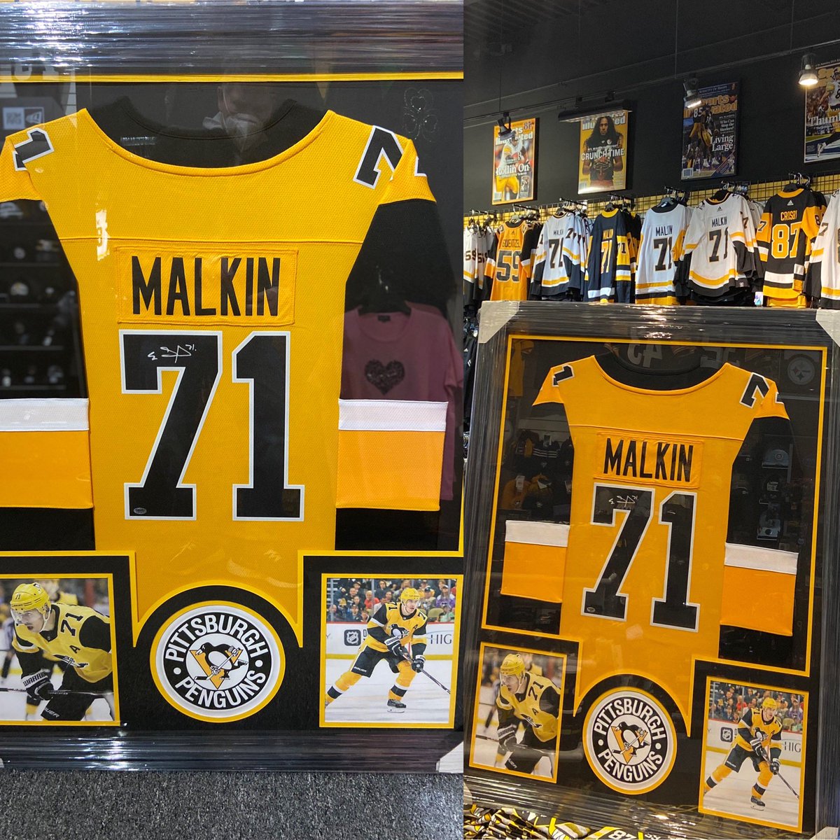 defyoupitt's tweet photo. Since we all love  Geno ! We have decided to give away an autographed framed jersey on Valentine’s Day!  Please follow or retweet to win!  #Giveaway https://t.co/fkB54AHaxQ