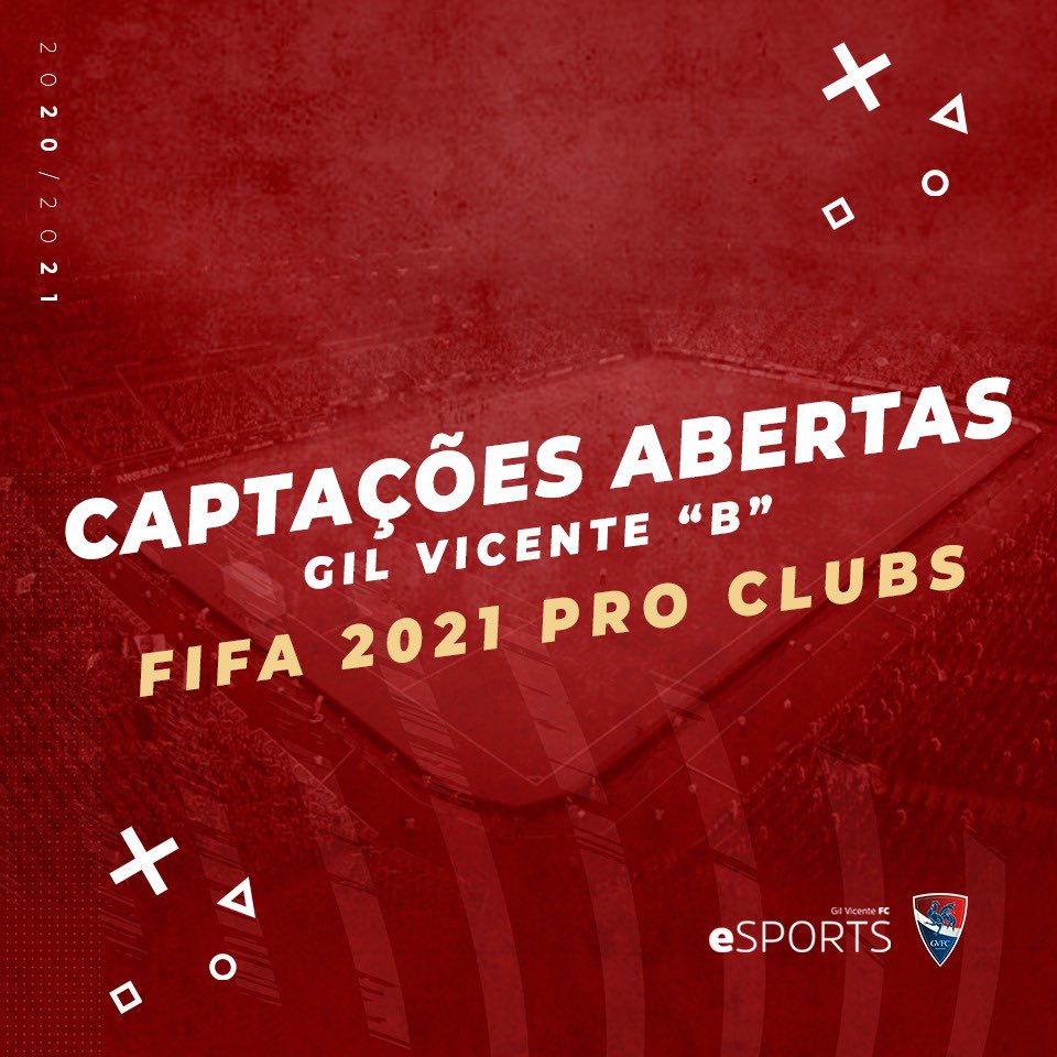 FIFA 21 | PROCLUBS 

Equipa “B” 

Esta é a oportunidade que estavas à espera, a nossa equipa B vai iniciar Captações para fechar o plantel 👀

Se tens sentido de responsabilidade, gosto pelo trabalho de equipa e dedicação esta é a tua oportunidade 📝

Mais informações por MP 📩