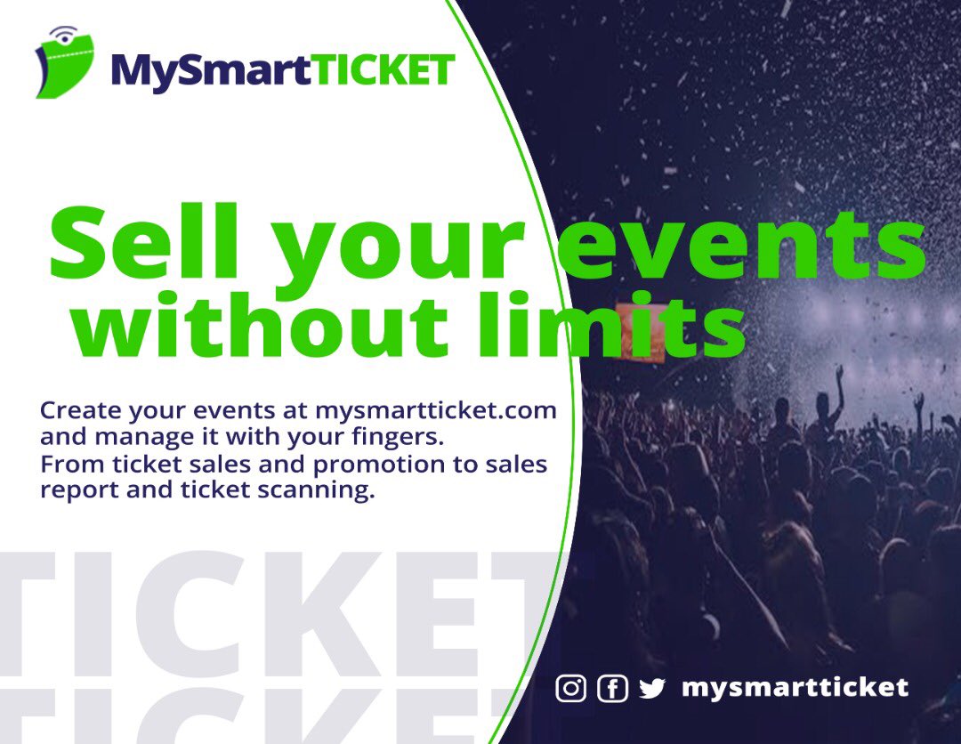 Mysmartticket's tweet photo. Sell your events without limit with MySmartTicket! The platform gives you the best rate and ease in usage. https://t.co/9Dhjgro9xX
