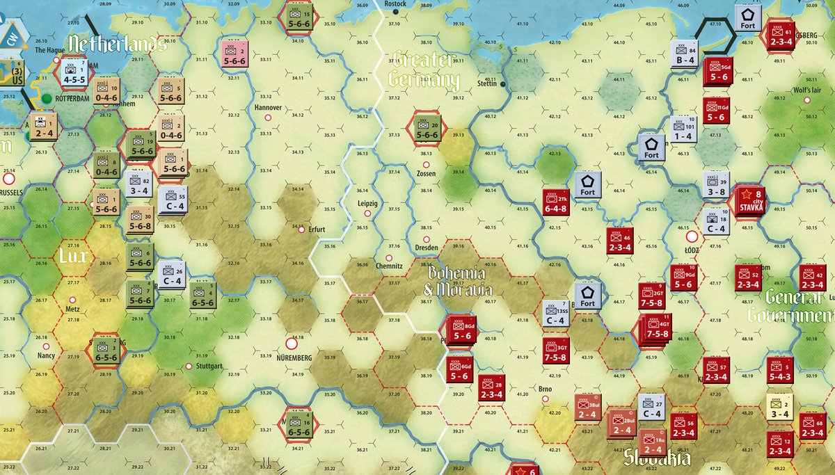 SanchoMateos's tweet photo. Terminamos el #thefallofthethirdreich en Enero del 45....Con una merecida victoria Aliada Occidental!!!....la gran carrera de Patton para tomar Berlín bien vale una guerra!!! Qué placer jugar con @PaulPanosky y @Silas_Deemer ..una sesión fantástica!!!! #compassgamesllg #wargame https://t.co/RSaPTGzmwC