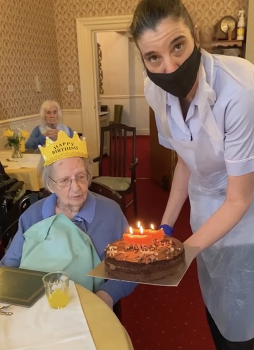 Today we celebrated two birthdays, Enid and Renee. They both had a lovely day celebrating with friends and staff!!💕🎂🎉🥳🎁
#Derbyshire #residentialcare #birthdaycelebrations 
wheathillshouse.co.uk