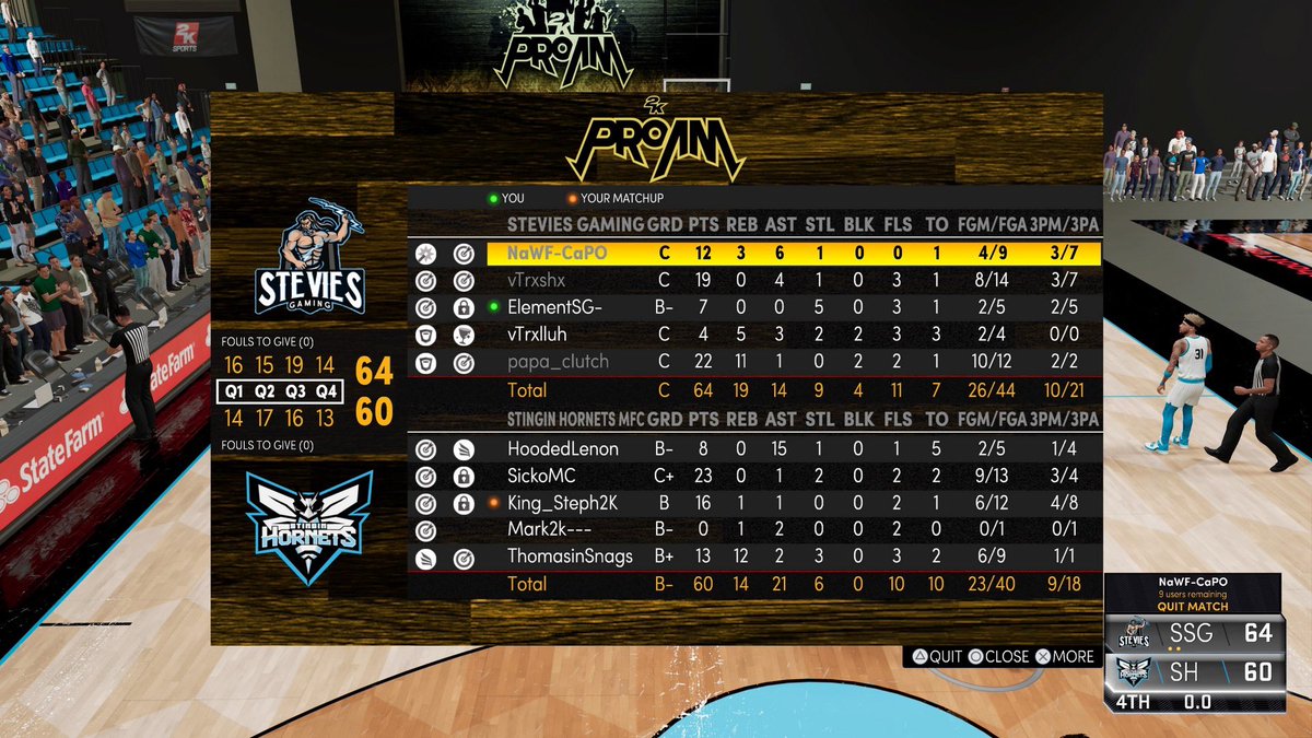 IISteviesII's tweet photo. 2-0 Sweep RD 1🚨 @MFC2kLeague 
#PGTrxlluh #2Kplaybook #StingingPack https://t.co/US0Id3l0Q7