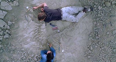 Y la segunda, tal vez mas rebuscada: ¿por qué los esqueletos que excavan Grant y equipo en JP1 y JP3 coinciden en todo con los raptores que ven en las islas? Si los encuentran en EEUU, no en Mongolia. ¿Son _Deinonychus antirrhopus_ entonces?