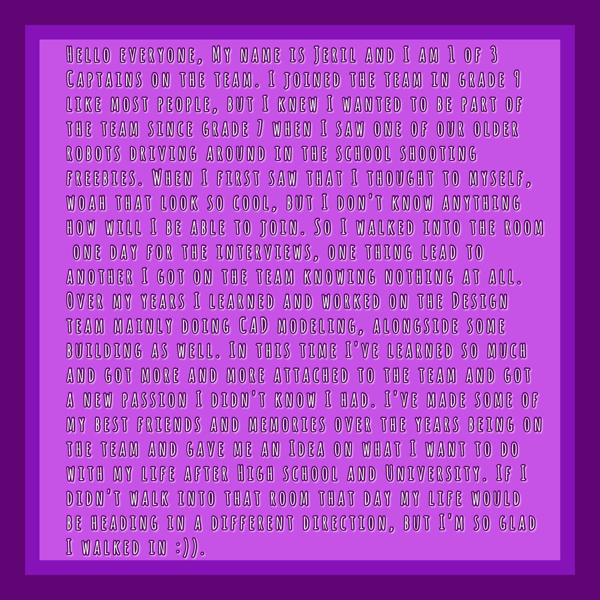 Team Captain Jeril!!!!