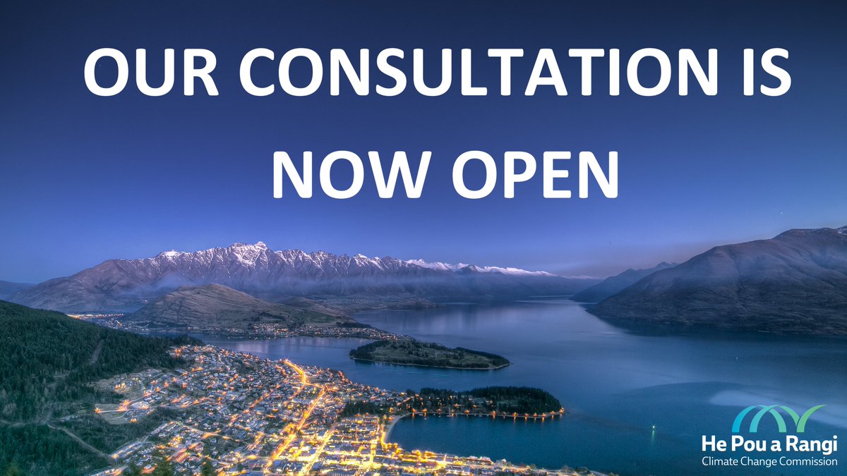 Our draft advice is OUT! We are officially open for consultation. You can read our draft advice on our website lnkd.in/gYrnACw and make submissions at lnkd.in/gatu9Jm #climateaotearoa