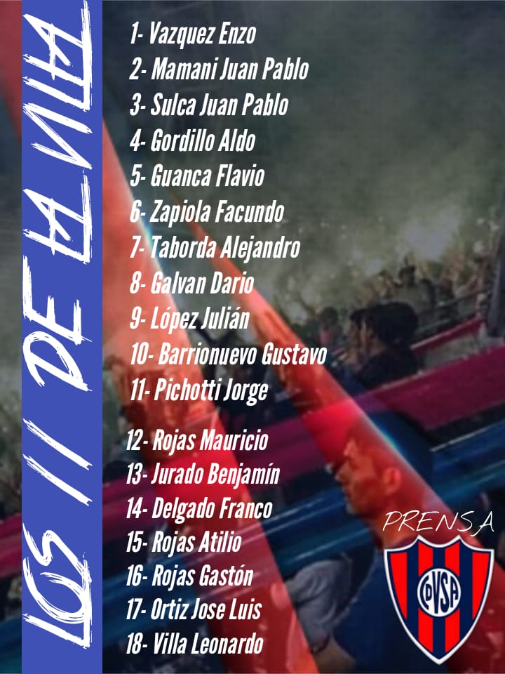#RegionalAmateur || Formaciones confirmadas.
#GyT- #VillaSanAntonio 5ta fecha

<a href="/RocioDelHuertok/">Rocío ⭐⭐⭐</a>