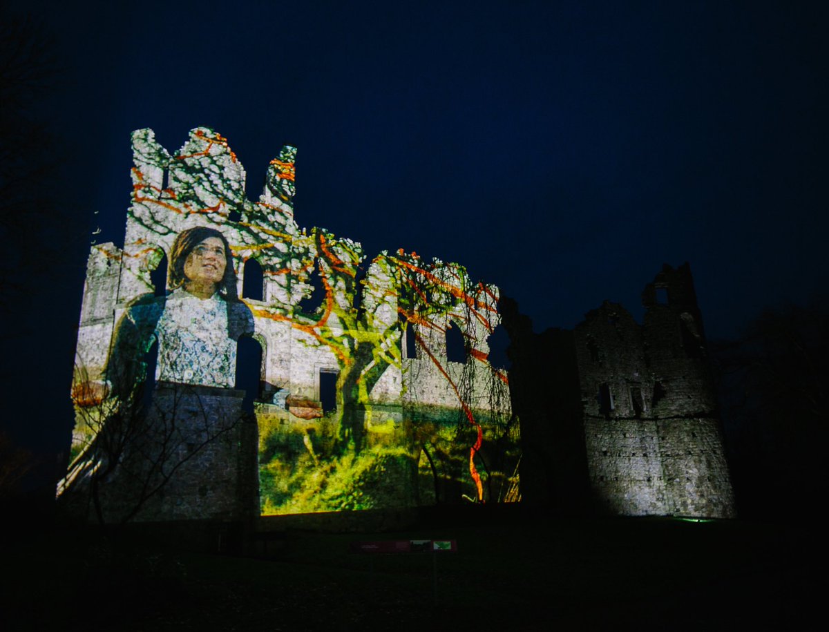 LETTING GO #1 by Myriam Riand & Áine O’ Brien‘We want to rewrite the future to include every version of ourselves. We know the pain of the past, but we will not be beaten by it. We will rise above it...’ #Herstory Light Show by Dodeca for  #BrigidsDay  Steve O’Connor