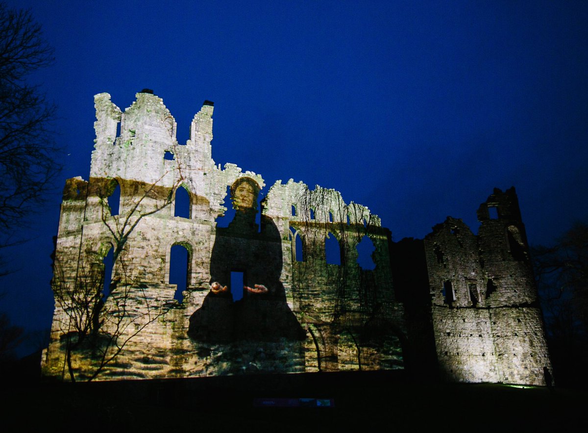 LETTING GO #2 by Myriam Riand & Áine O’ Brien‘The task at hand is to own this moment. The powerful woman Traveller. She represents the strength, knowledge and wisdom of holding memory and tradition.’ #Herstory Light Show by Dodeca for  #BrigidsDay  Steve O’Connor