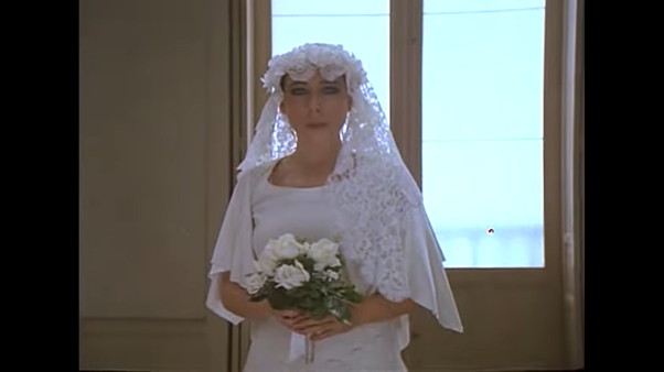 … And then the Bride, of course. Looking rather miserable, but to be fair it’s a shocking headdress …