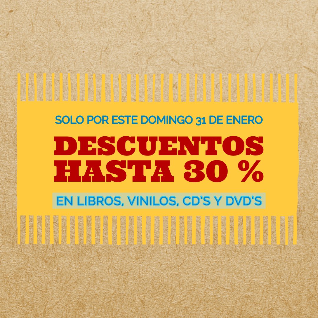 Aprovechen este fin de mes con los mejores descuentos! Sólo por hoy!!!