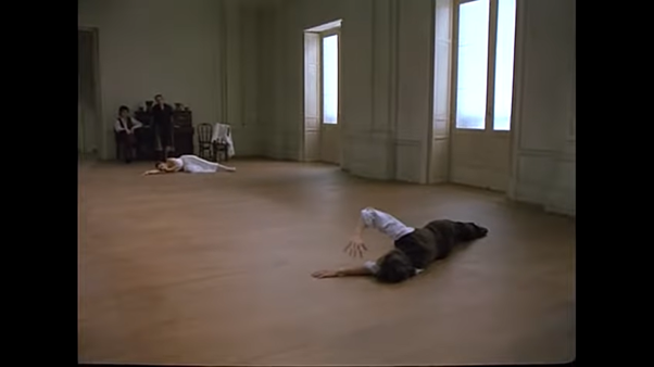 … Another scene change… the Cad and the Bride having socially distanced sex… again, the shapes are everything…