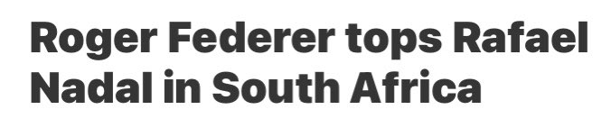 And finally after it was all over, NBC Sports printed an article with following headline...Enough said...