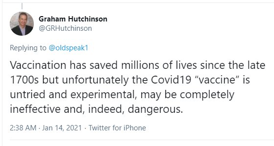 And both PCR claims and HART are clearly anti-vax, although HART tries to downplay this, but their "expert" struggles to conceal it.
