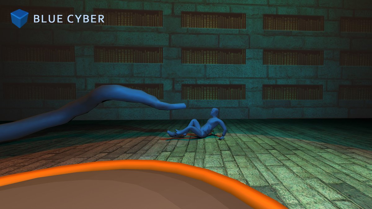 Travis_Rogers's tweet photo. Another library patron fell to the ground as he was trying to escape the tentacle of an attacking Locust. 

#vr #webxr #webvr https://t.co/cmijUTF4jp