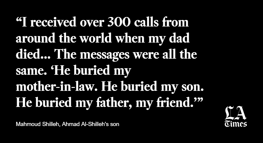 His five children — two police officers, two construction contractors, and a nurse — knew their father was an important part of the local Muslim community. But it wasn’t until Alshilleh died that they realized the magnitude of the man. https://www.latimes.com/california/story/2021-01-31/muslim-funerals-islamic-burials-covid-19