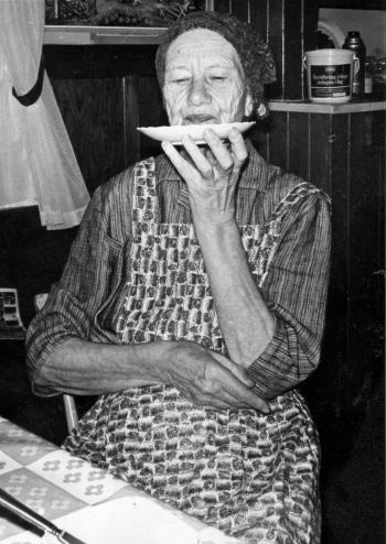 Granted, the saucer was more of a small deep bowl and not your typical flat saucer of today. The thinking went back then that because the beverage was piping hot, one would pour it into a small deep dish to allow it cool off a little before you drink it. 2/4