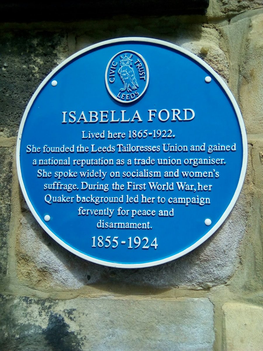@Leedsadventures @LeedsCivicTrust And Isabella Ford in Adel. openplaques.org/plaques/41943
