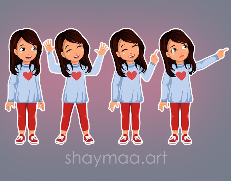 shaymaaart's tweet photo. #expressions #characterdesign #cartoon #artwork #artofinstagram #wacom #girls #digitalpainting #digitaldrawing #sketch #animation #cute #drowingart #painting #colorful #cartoonart #artkids #artchildren #artdaily #happy #red #love #picture #shot #still #animation2d https://t.co/jc8Tbi8v0L