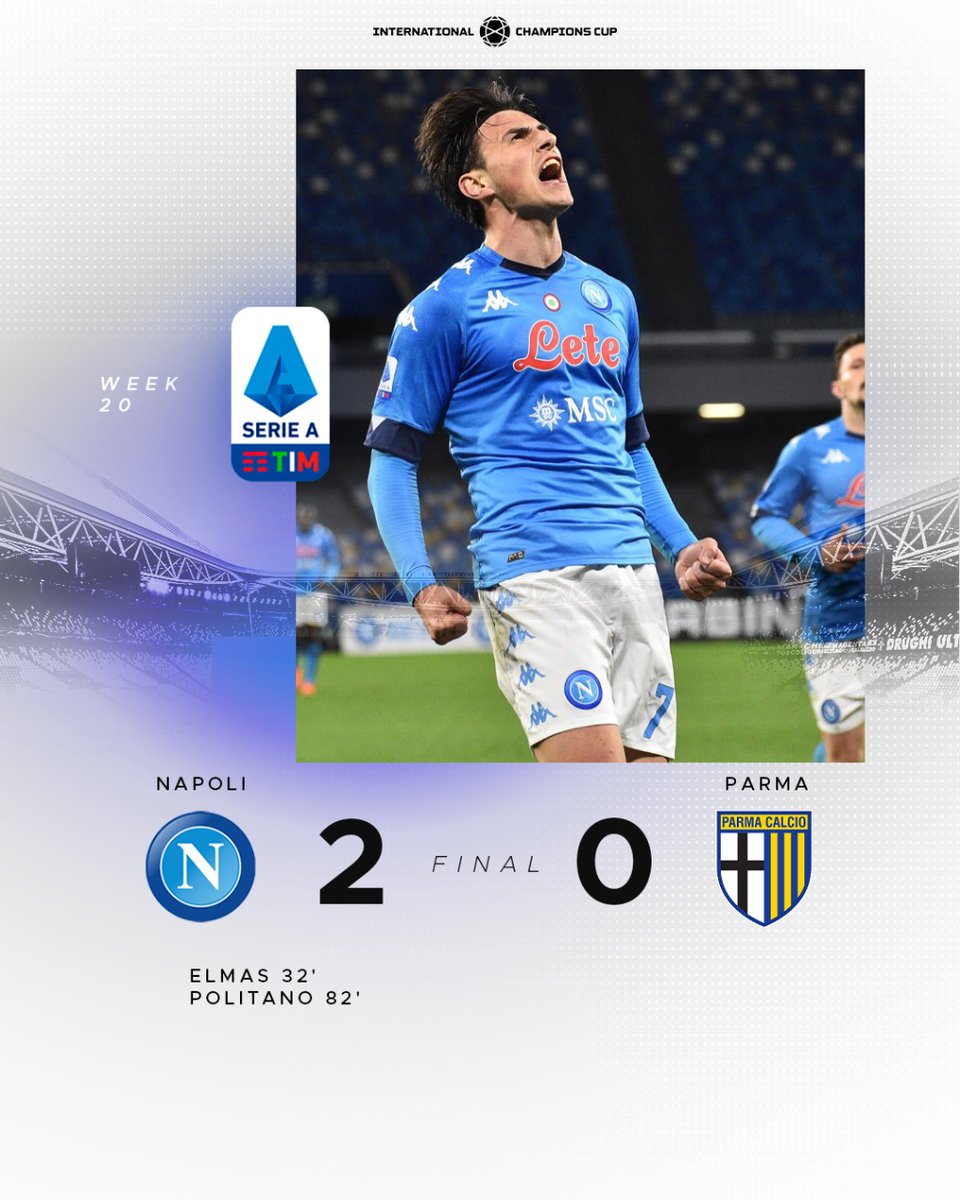 International Champions Cup Pa Twitter Tottenham Lose Back To Back Games And Drop To 6th Napoli Get A Win And Eye A Top 4 Spot In The Serie A