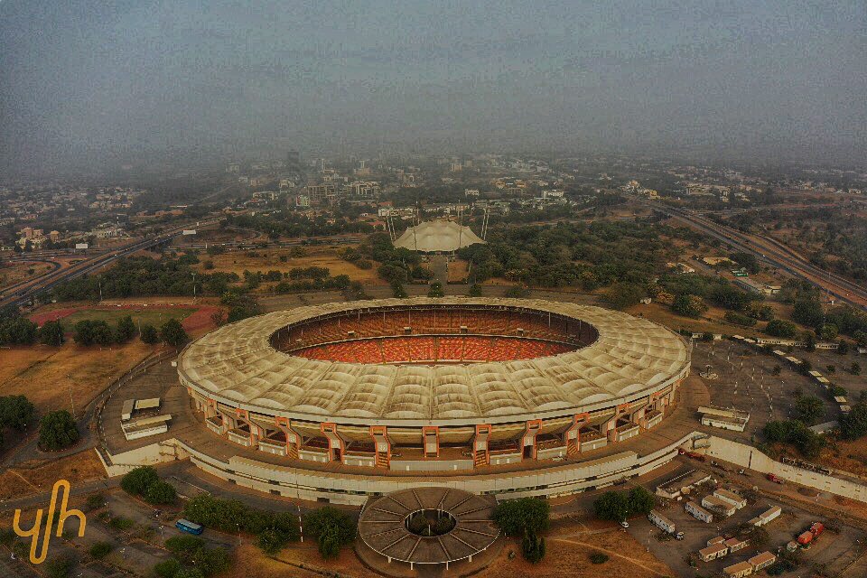 Mister_yh's tweet photo. Quick stop at Abuja city gate ft National Stadium. https://t.co/0ErcSpvf8r