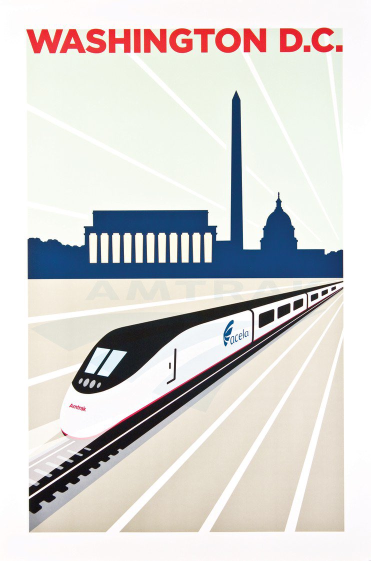C’est en 1990 qu’Amtrak transforme sa ligne modèle du Corridor Nord Est en ligne à grande vitesse avec le programme Acela  ! Acela est la contraction des idées d’Accélération et d’Excellence. Ce programme correspond à 3 classes de train : Express, Regional et Commuter.