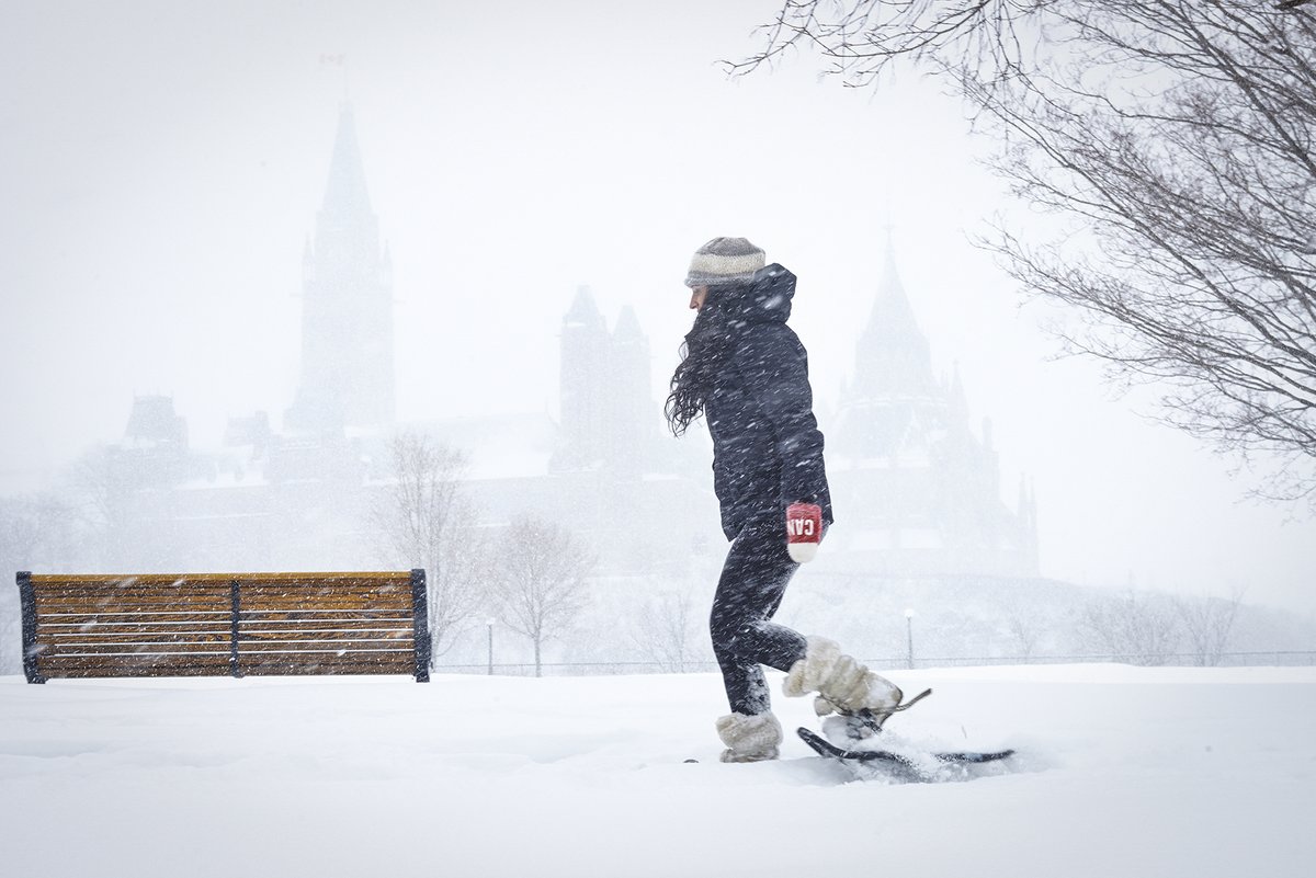 Snowshoeing is a great way to enjoy the beauty of nature while getting some all important exercise ❄️ Check out our picks for the top spots to explore in Ottawa by snowshoe this winter 👉  bit.ly/3bfgOiC #MyOttawa