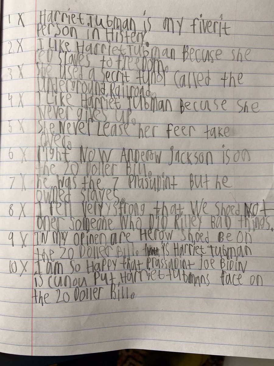 ms_berrrry's tweet photo. @JoeBiden @VP This report was written by a 3rd grader! Thank you for making one of his dreams come true! https://t.co/WySdzRjubM
