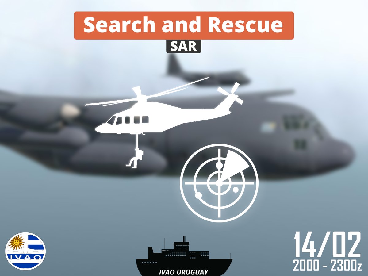 Este 14 de febrero tenemos nuestro primer evento de operaciones especiales! Vení a volar!
Toda la info. en sod.ivao.aero/event-77