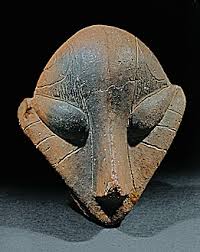 Something crazy just occurred to me. Why were Vinča culture figurines depicted with masks? What kind of "ritual" were they involved in?  http://oldeuropeanculture.blogspot.com/2017/12/mask-from-belo-brdo.htmlBy the way the Vinča culture majorly culturally and genetically influenced Cucuteni/Trypillia culture