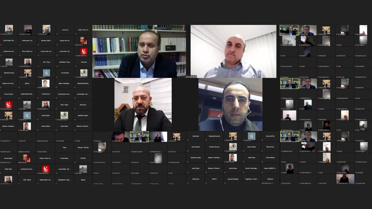 Yeniden Refah Partisi İstanbul İl teşkilatları İl Başkanı Hüseyin TERZİ'nin liderliğinde arı gibi çalışıyor.
Arnavutköy ilçesi Başmüşahit Eğitim Toplantısı on-line olarak Genel Başkan Yardımcısı Bahattin SUNGUR'un katılımıyla gerçekleştirildi.
<a href="/sungurbahattin/">Bahattin SUNGUR</a>
<a href="/terzihuseyin34/">Hüseyin TERZİ</a>