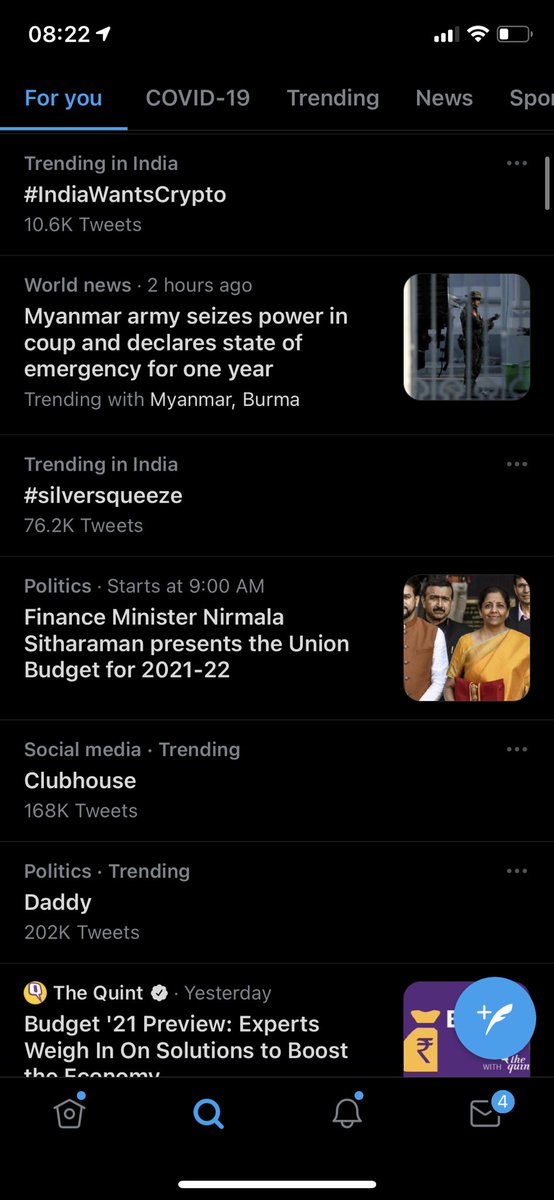 Day 823

After 822 days of tweeting, the hashtag #IndiaWantsCrypto is trending all over India 🇮🇳

It’s trending today as well. 

Join the movement to have our voices heard by our leaders in Government

1. RT with the hashtag 
2. Tag your friends to join

#IndiaWantsCrypto