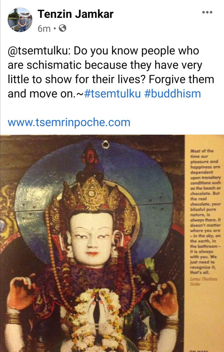 c_55555555's tweet photo. How do we deal with people around with forgiveness and this inner battle by applying dharma

Find out here: https://t.co/cp9pVsqNR3

#Buddhism #Dharma #sundayvibes #SundayMotivation #WordsofWidsom
#tsemrinpoche
@tsemtulku https://t.co/BHaDySh8Jp https://t.co/dFWCwqd9ap
#tsemtulku https://t.co/MJaLhPdIqp