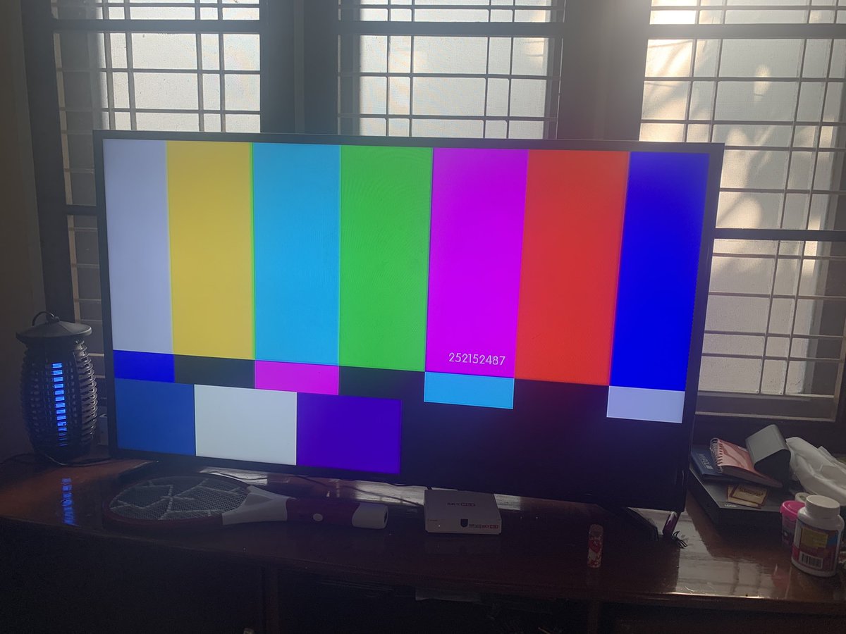 TV screen right now. BBC and CNN gone