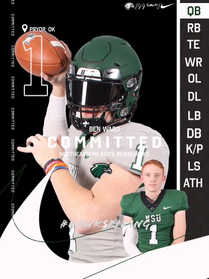Ben_ward_W's tweet photo. ⚪️COMMITTED 🟢 @CoachJJEckert @CoachWernerNSU @CoachJeffBowen  Thanks to my family and all my coaches! @coachward20 @Coach_DavisPHS @CyStallard https://t.co/ZwbEp8EwEo