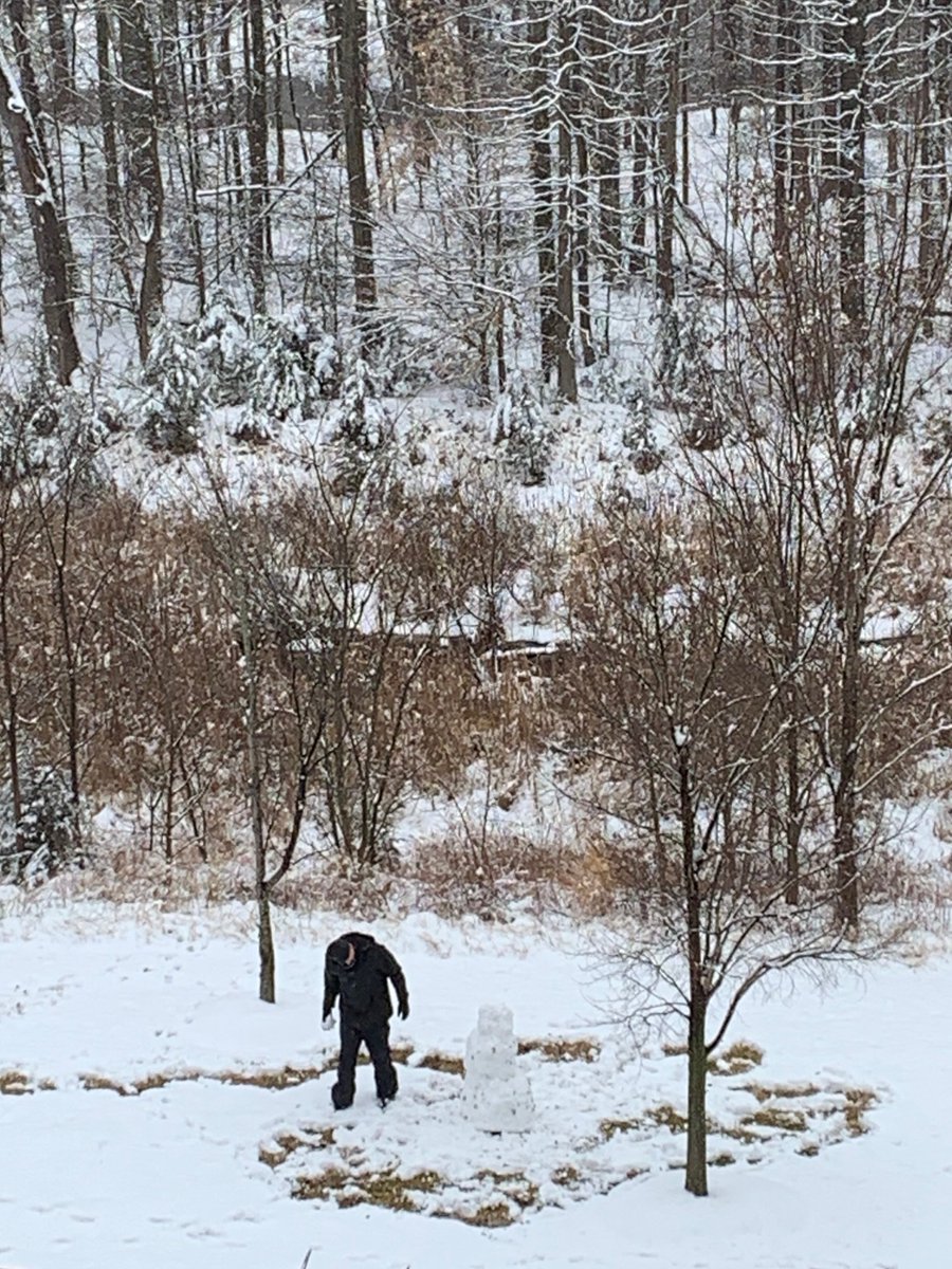 sophanders's tweet photo. My dad, age 57, has never once passed up the opportunity to make a snowman and that is why he is my hero ☃️ https://t.co/VY8QxyaM1L