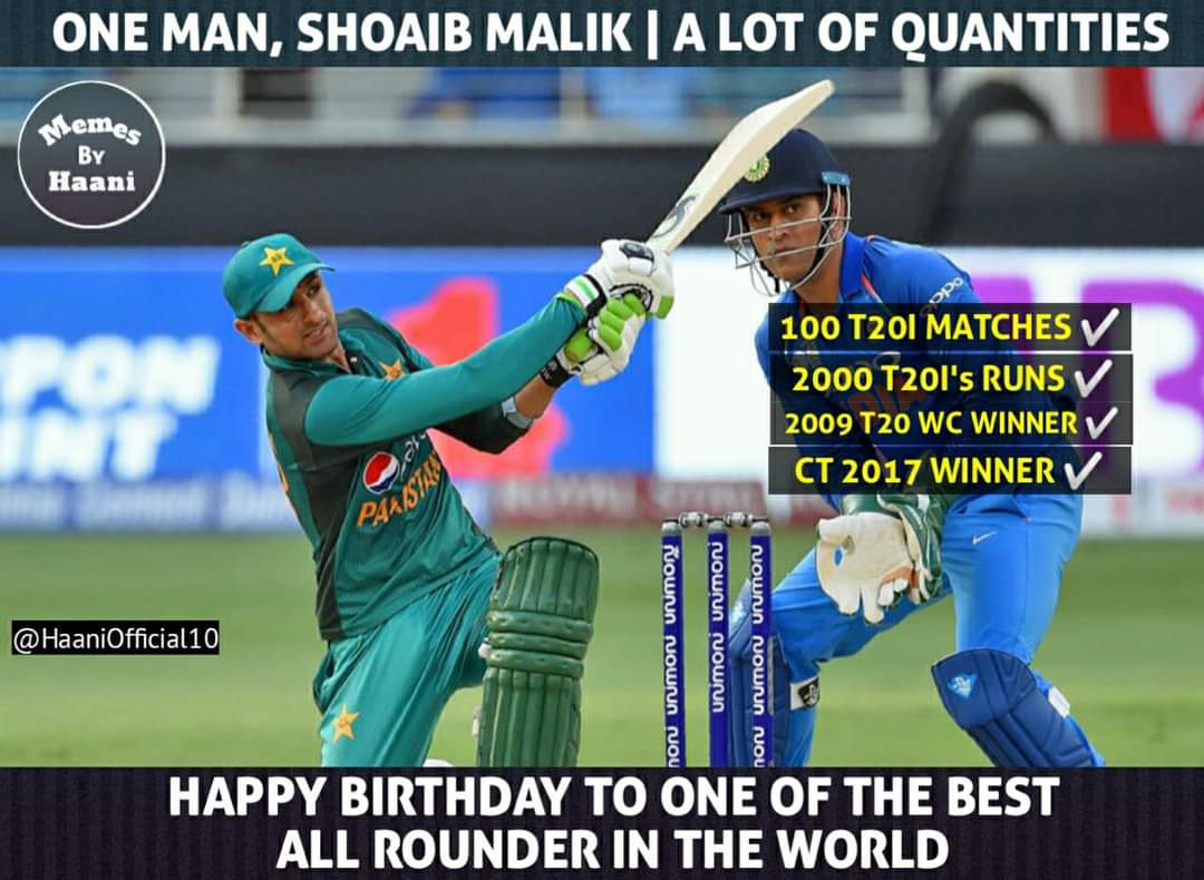 HaaniOfficial10's tweet photo. Happy 38th Birthday To Our Legend All Rounder 🎂🎊@realshoaibmalik ❤
@MirzaSania https://t.co/m0KM0qlm4o