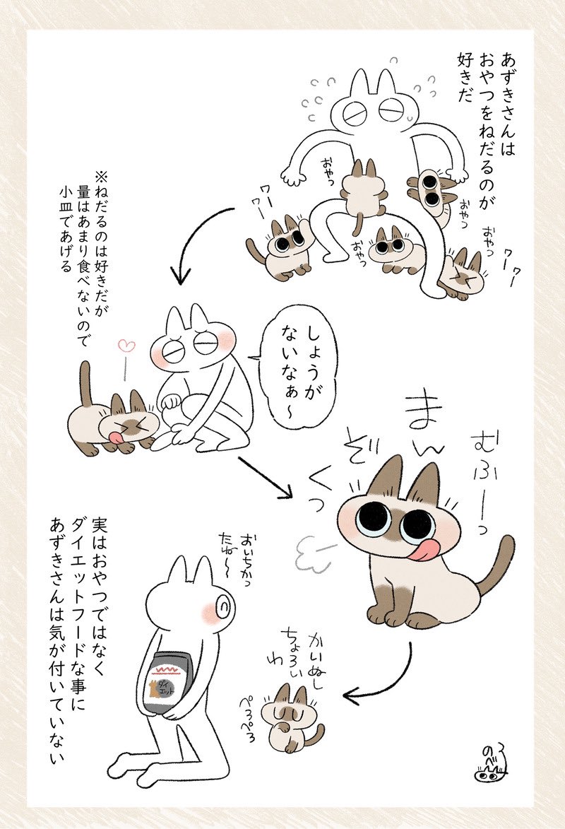 チョロいのはどっち? #シャム猫あずきさんは世界の中心 