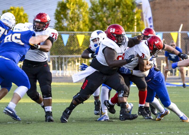 TD_Lewis7's tweet photo. Blessed to recieve an official offer from KCU‼️🙏🏾 @CoachJonesRB @CoachJiggs @COACHPERKDAWG https://t.co/kiuUAQpiTC